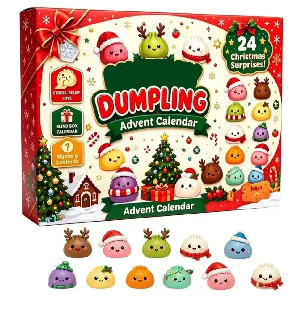 Christmas Dumpling Squishies Advent Calendar