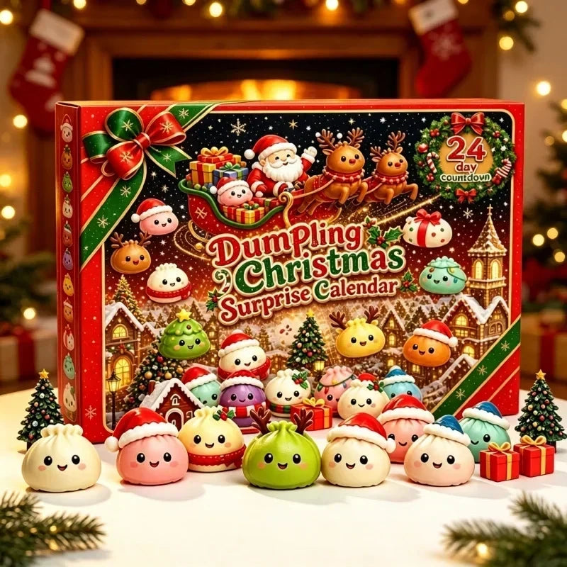 Christmas Dumpling Squishies Advent Calendar