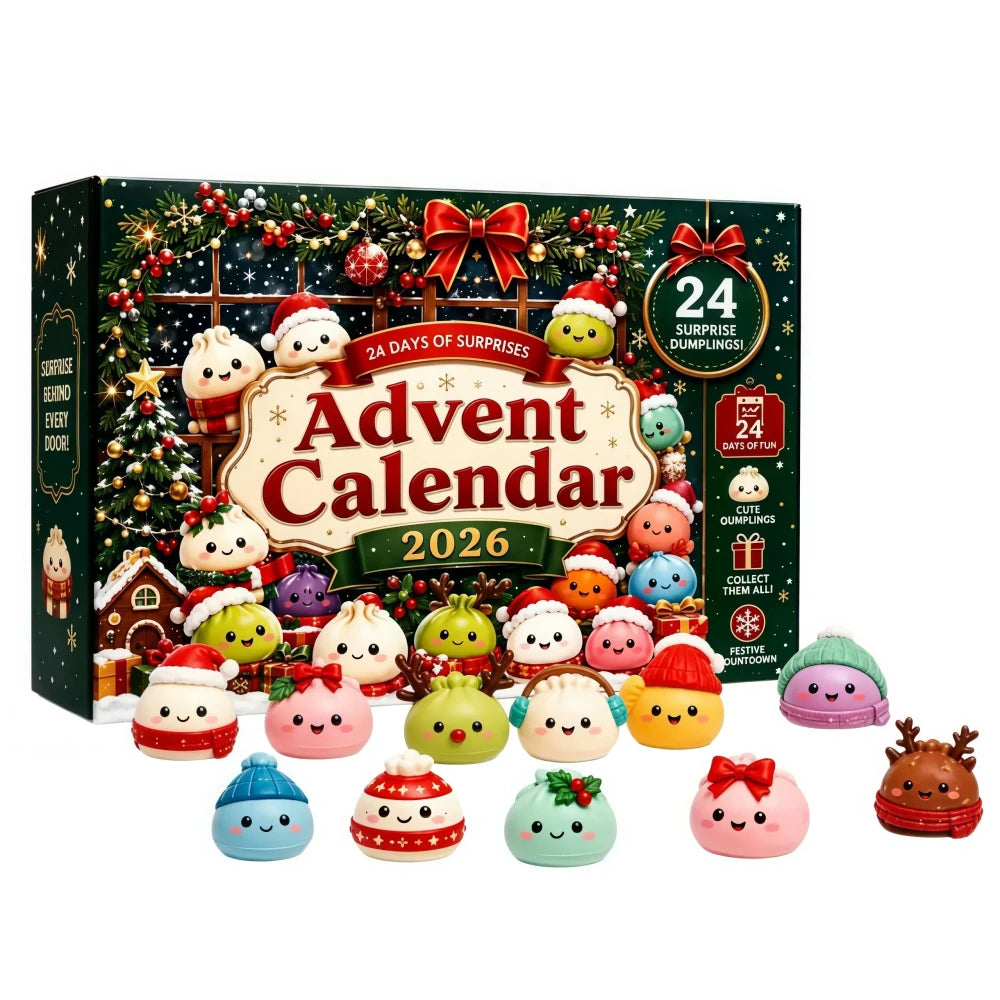 Christmas Dumpling Squishies Advent Calendar