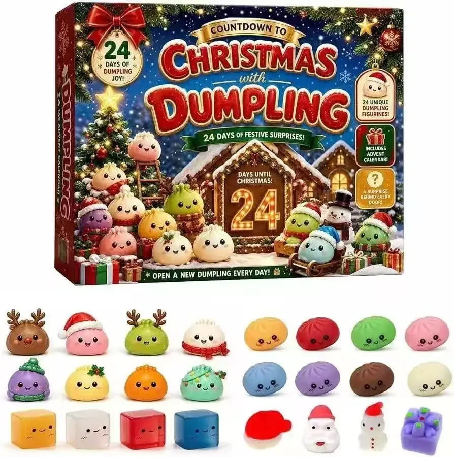 Christmas Dumpling Squishies Advent Calendar