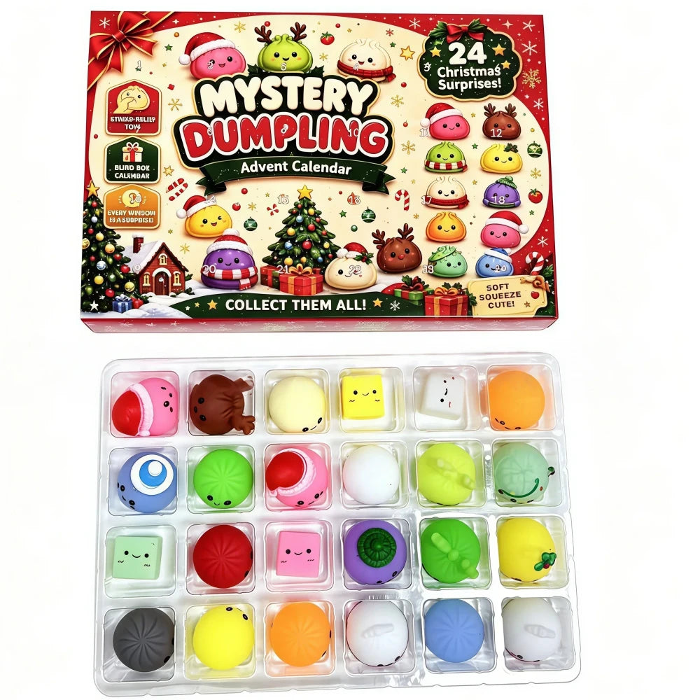 Christmas Dumpling Squishies Advent Calendar