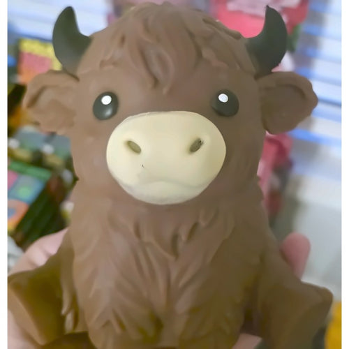 Brown Highland Cow Squishy